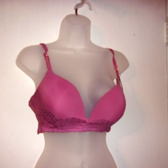 Youmita Heather Rose Lace Demi  Soft Cup 36B Bra NWT - Picture 1 of 6